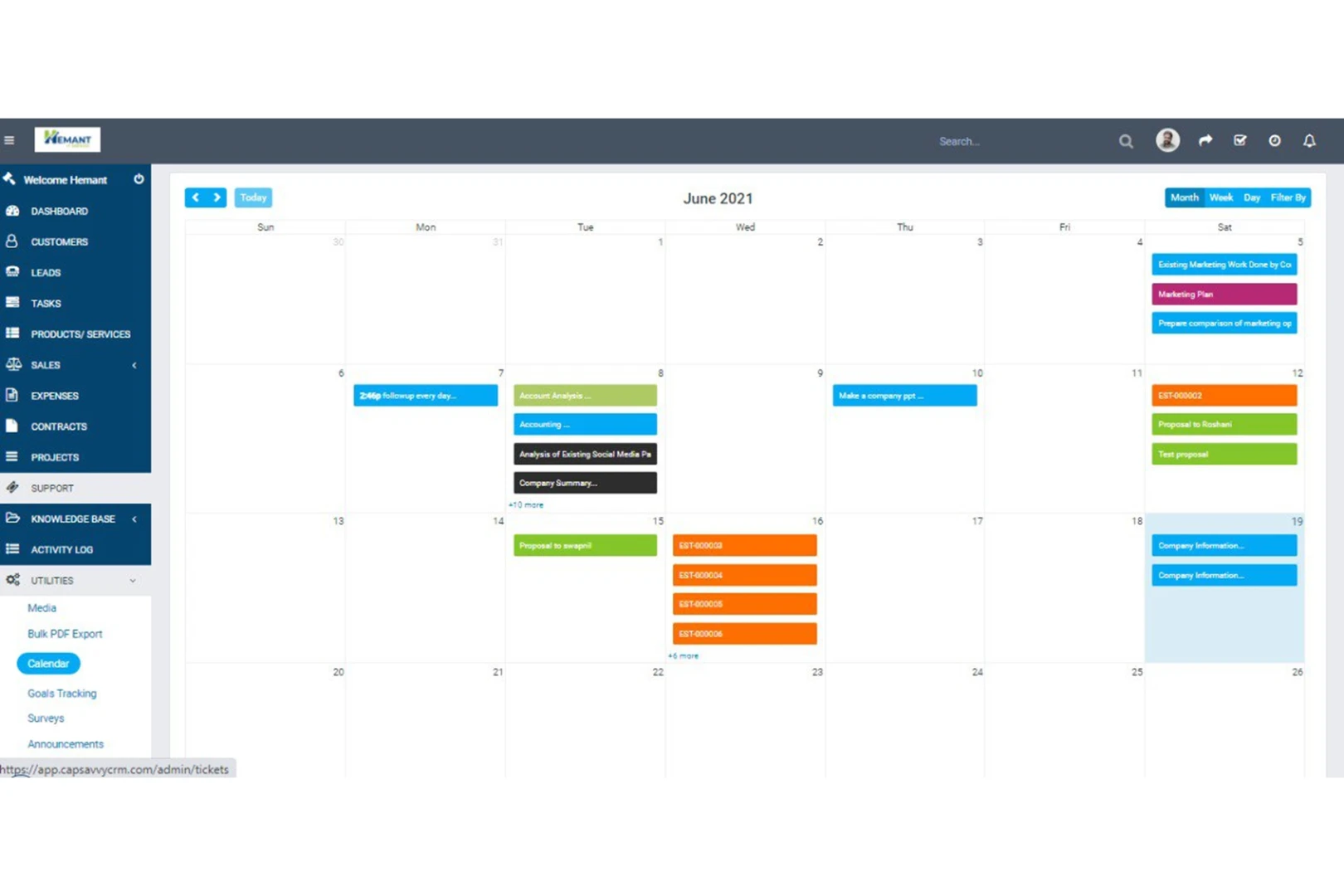 CapSavvy CRM Screenshot 1