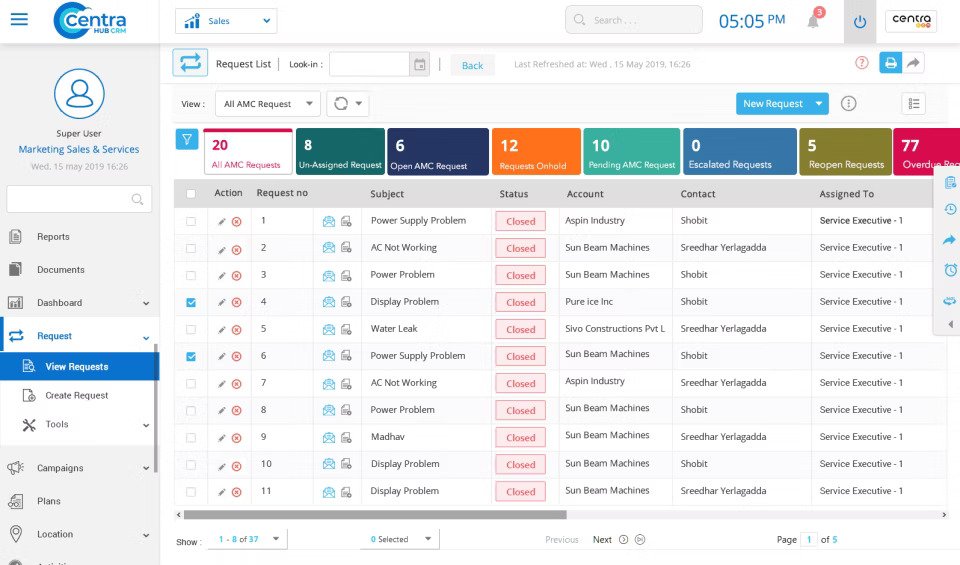 Centra CRM Screenshot 1