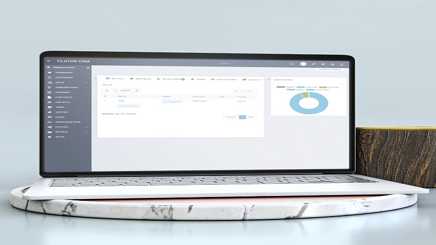Clatos CRM Screenshot 2