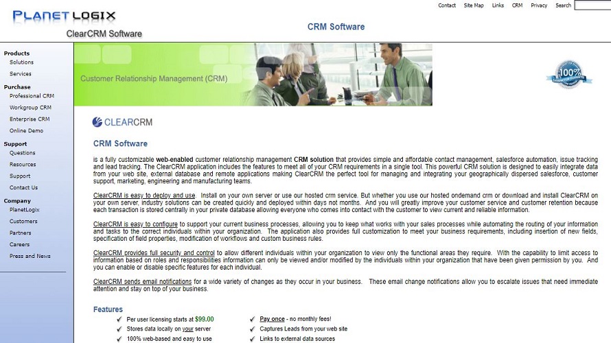 ClearCRM Screenshot 1