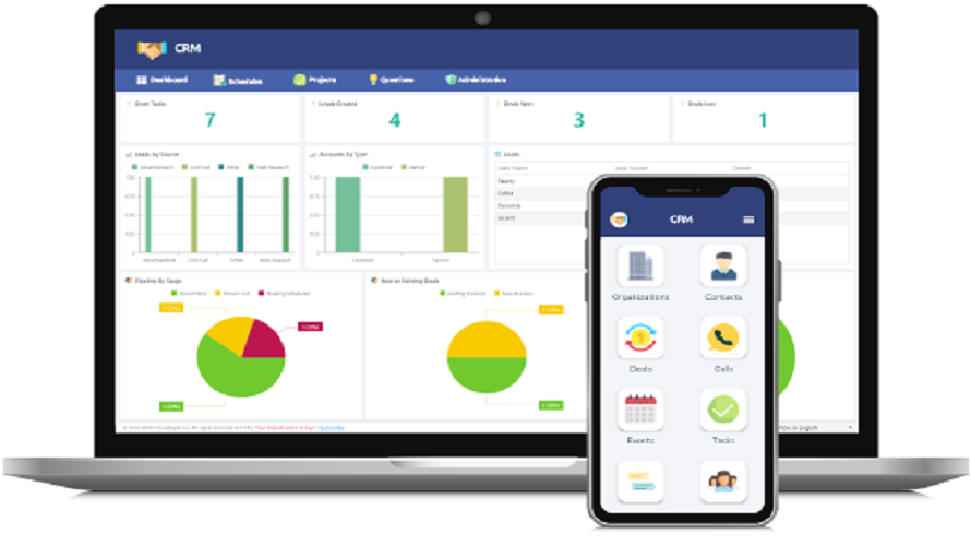 CloudApper CRM Screenshot 1