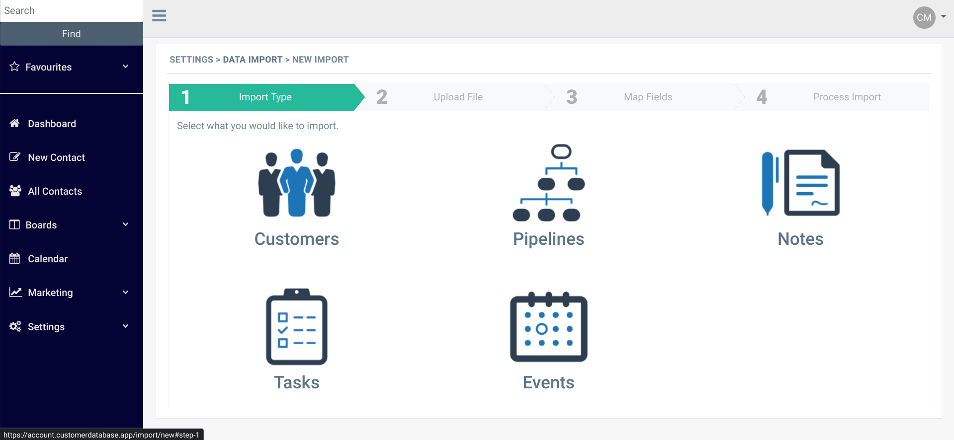 Customer Database App Screenshot 2