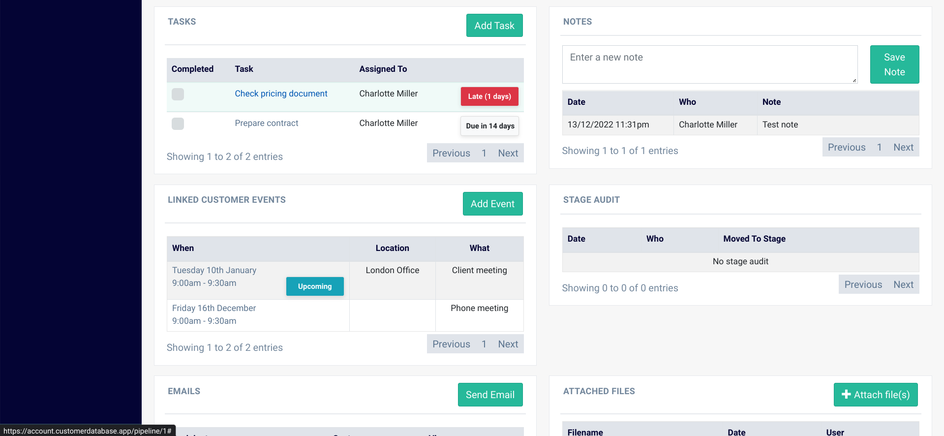 Customer Database App Screenshot 3