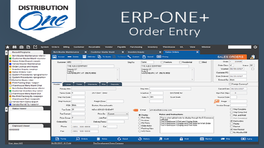 ERP-ONE Screenshot 1