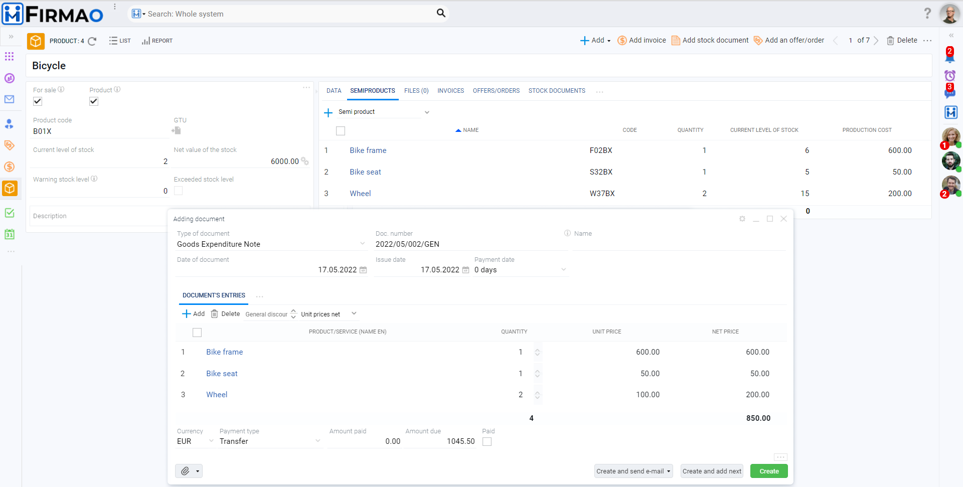 Firmao CRM Screenshot 3