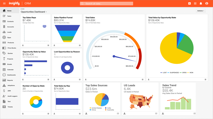Insightly Screenshot 2