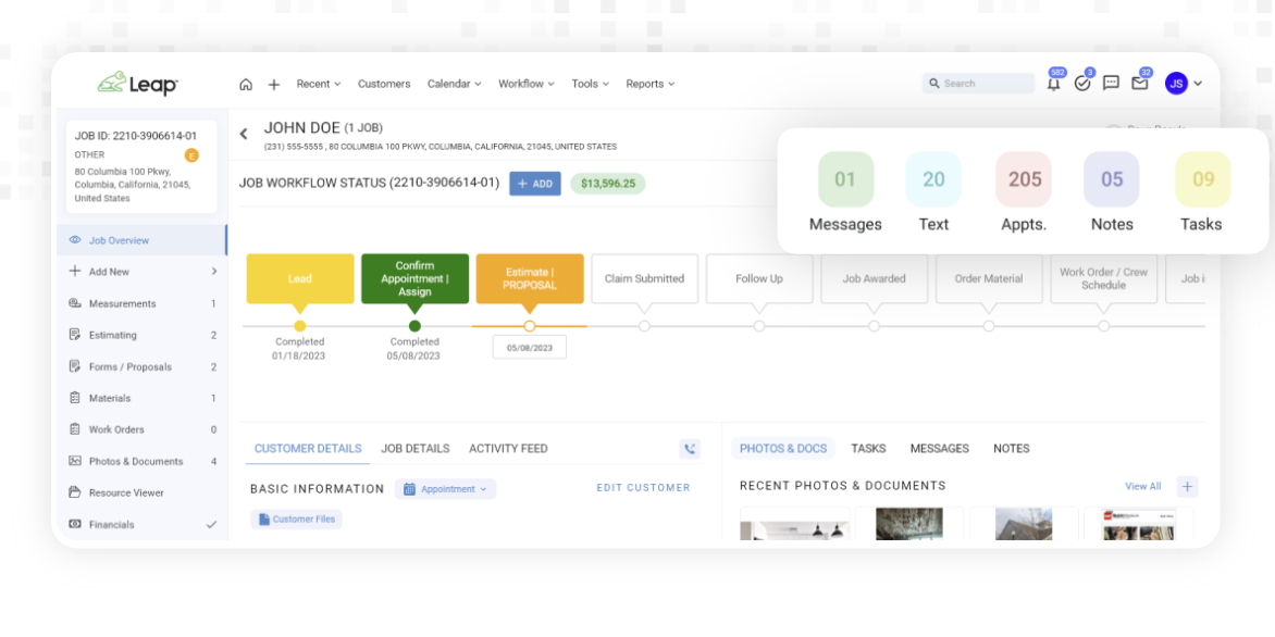 Leap CRM Screenshot 1