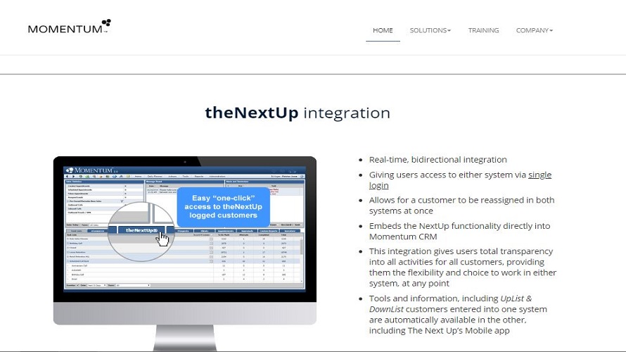 MOMENTUM CRM Screenshot 3