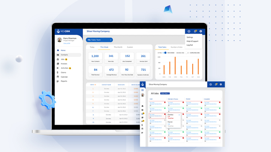 MoversTech CRM Screenshot 2