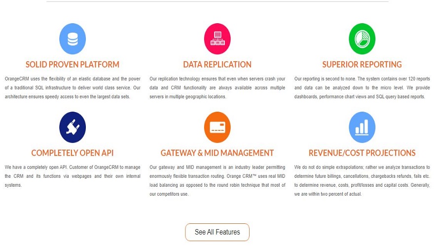 OrangeCRM Screenshot 1