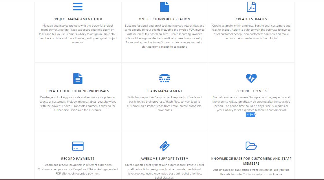 Perfex CRM Screenshot 1