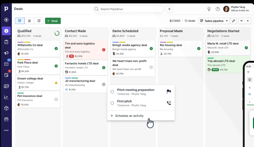 Pipedrive Screenshot 1