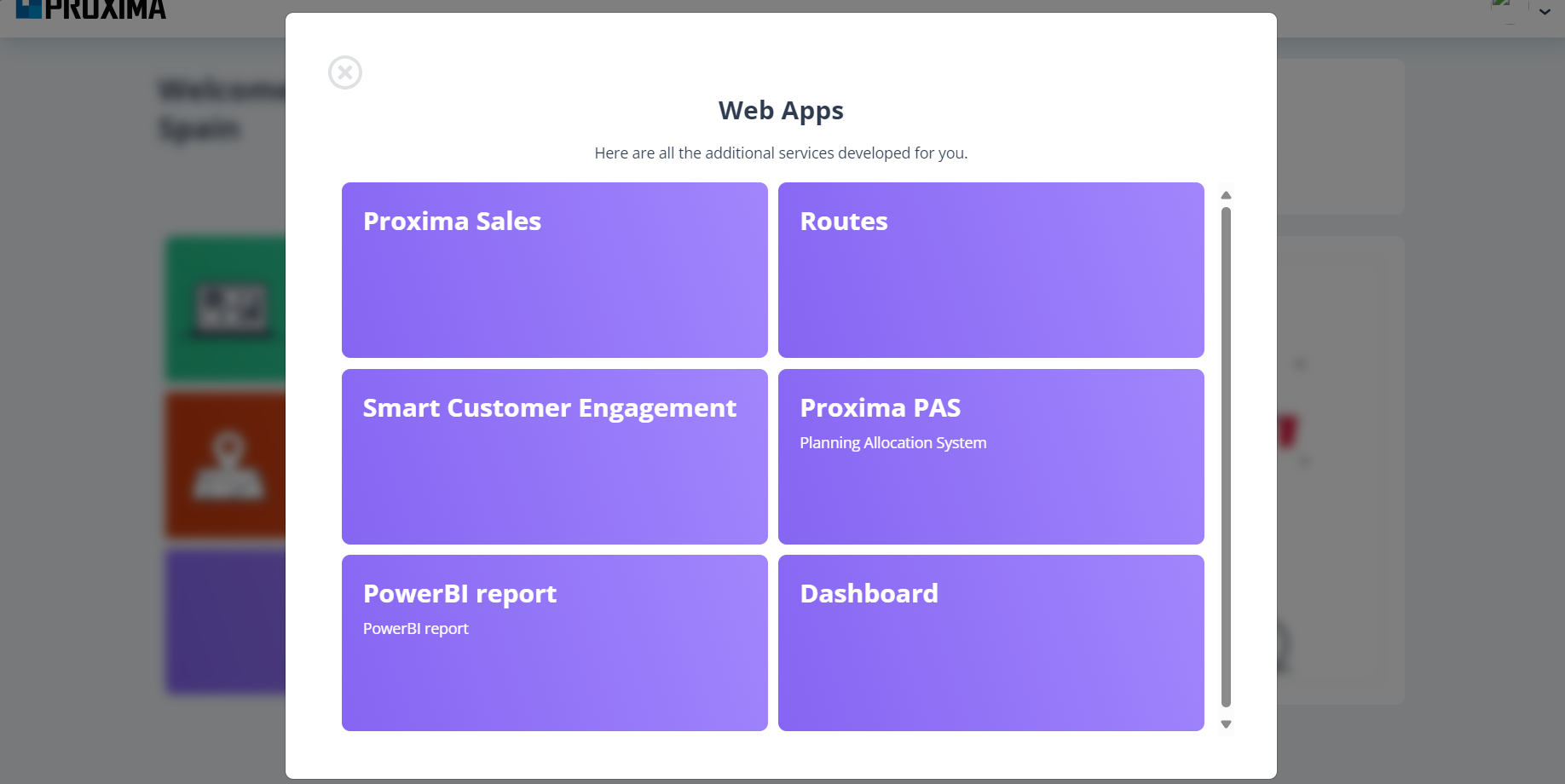 Proxima Cloud CRM Screenshot 1
