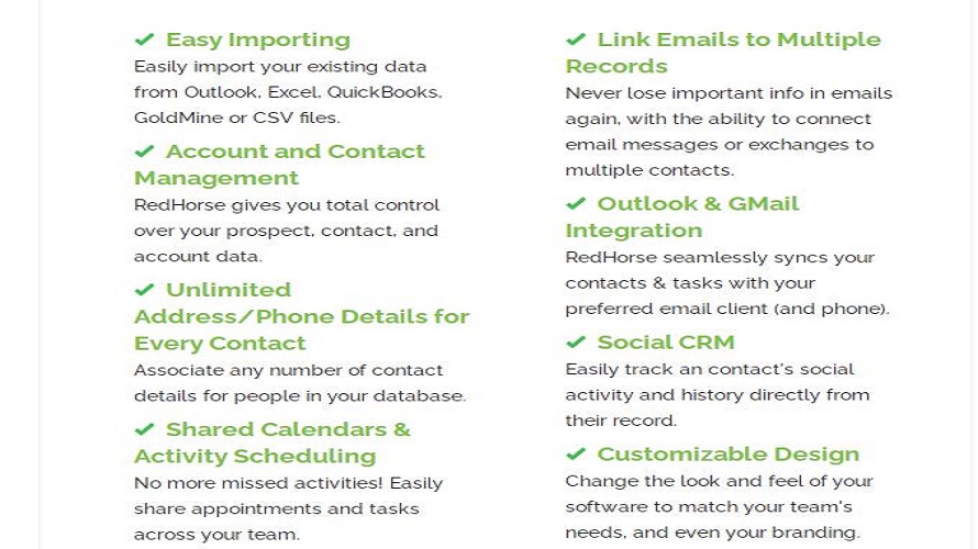 RedHorse CRM Screenshot 1