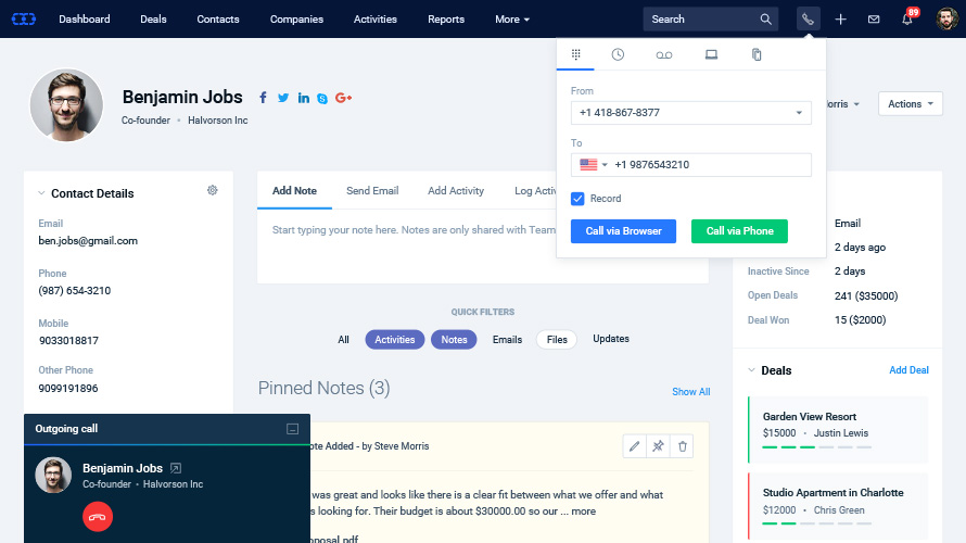 Salesmate Screenshot 2
