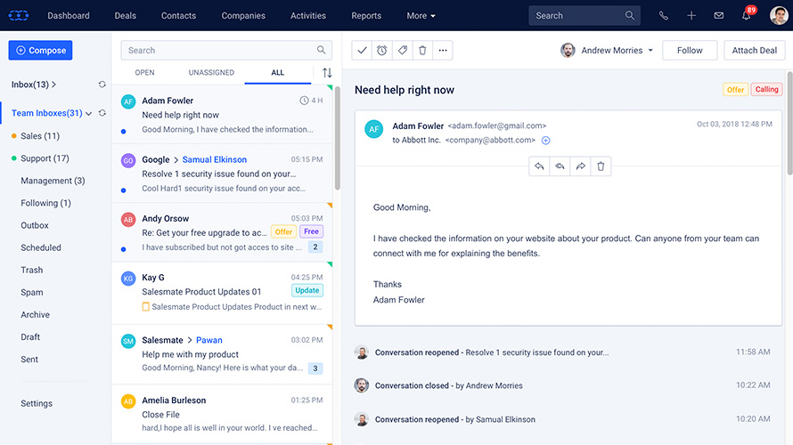 Salesmate Screenshot 5