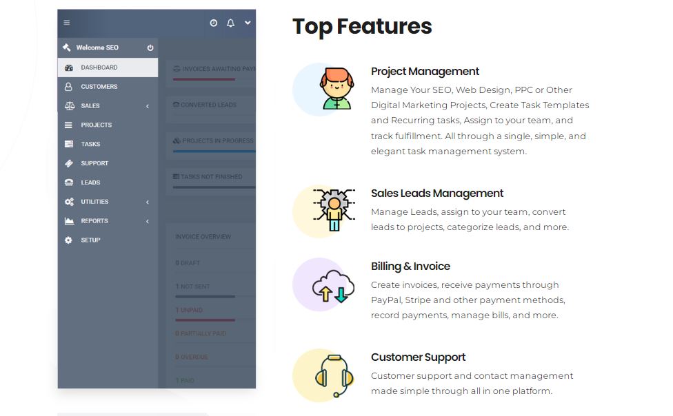 SEO CRM Screenshot 1