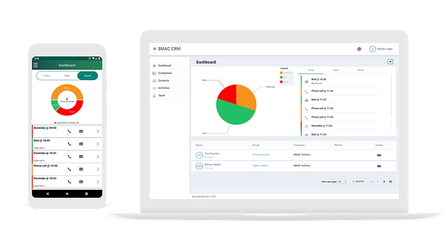 SMAC CRM Screenshot 1