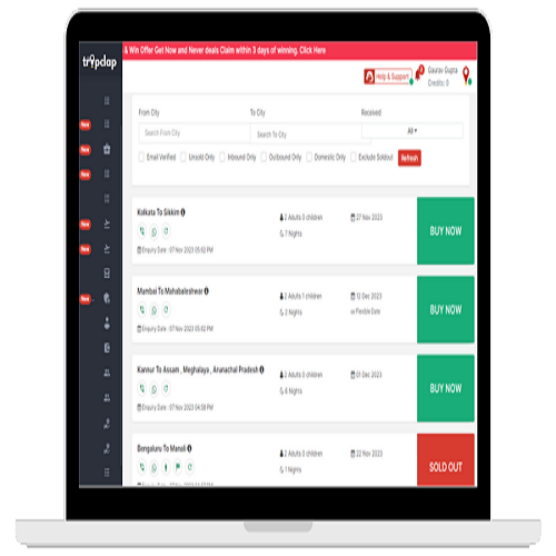 TRAVEL CRM Screenshot 1