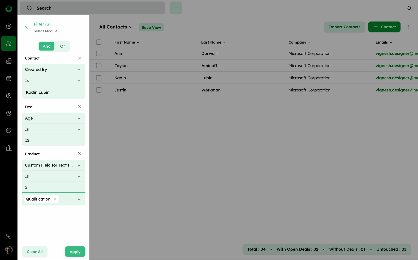 Twozo CRM Screenshot 1