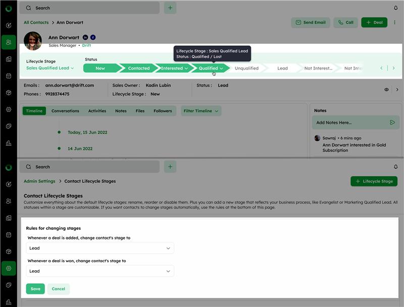 Twozo CRM Screenshot 2