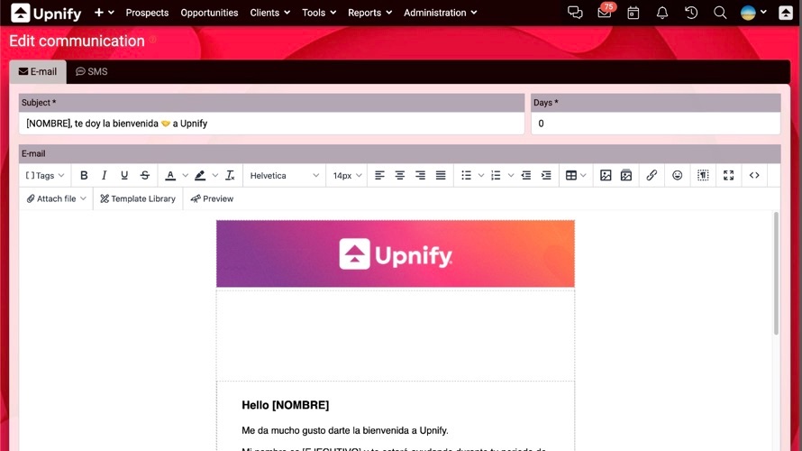 UPNIFY CRM Screenshot 3