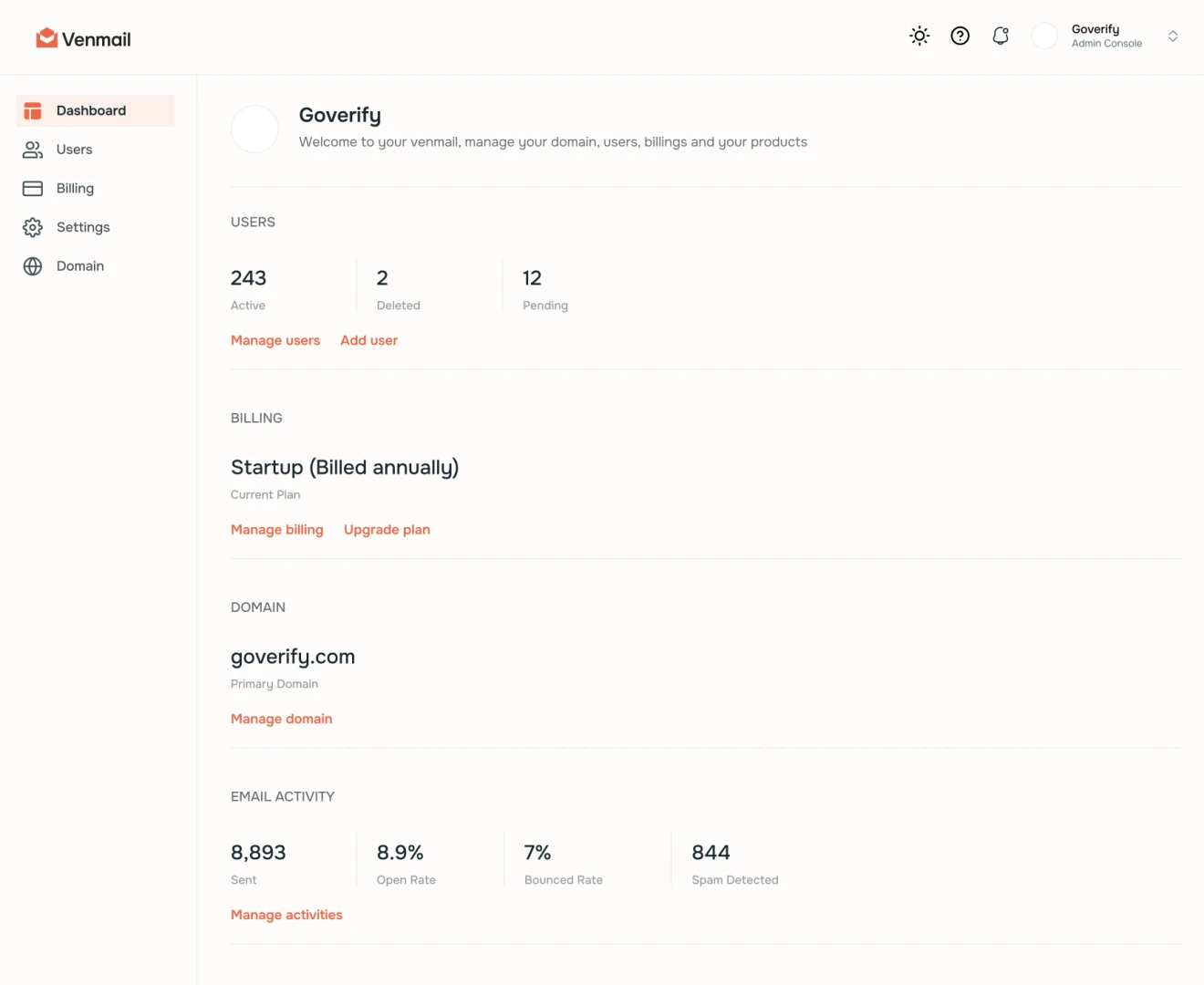 Venmail Screenshot 2