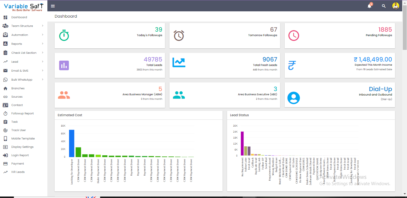 VS CRM Screenshot 1