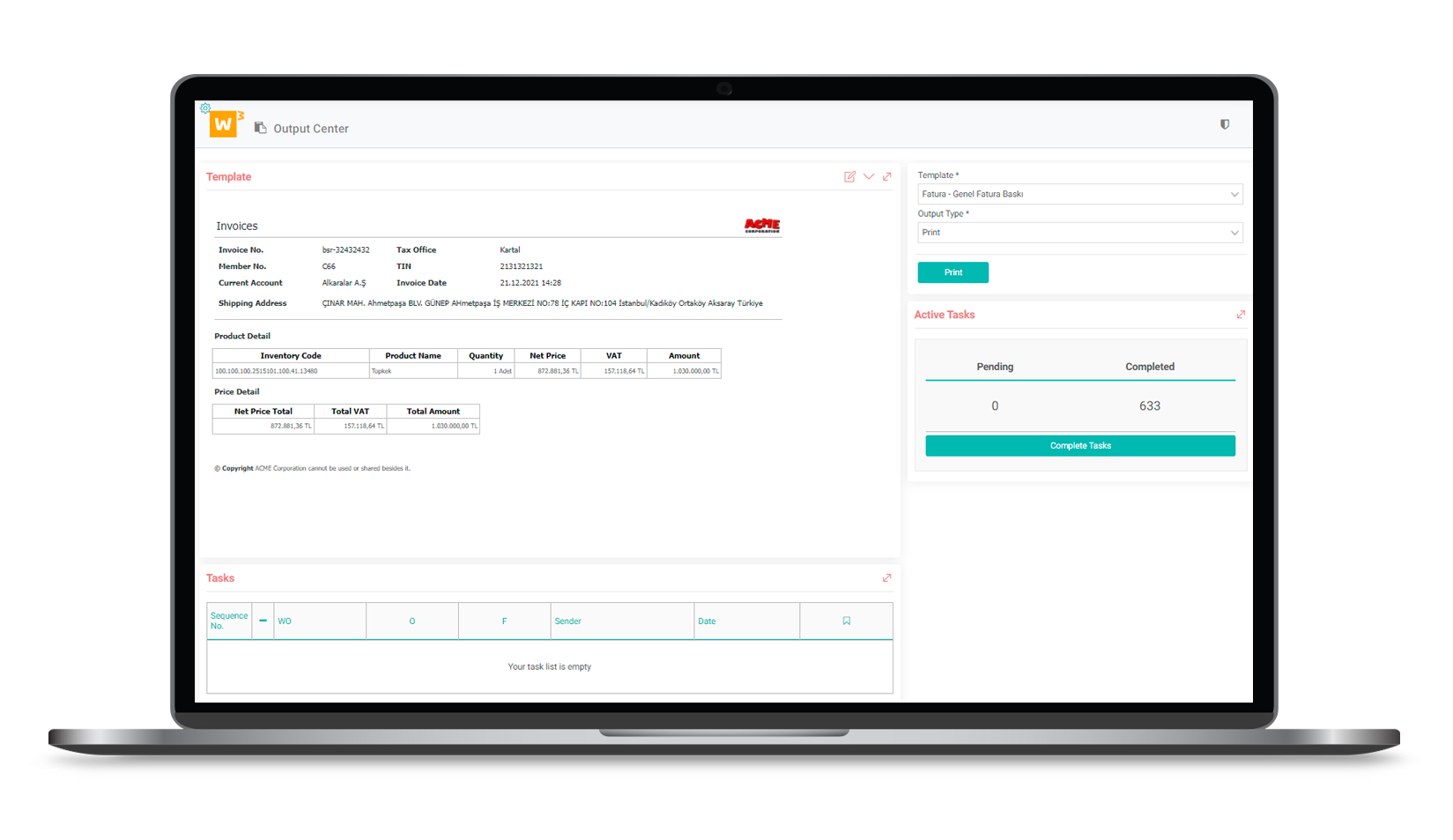 Workcube Screenshot 5