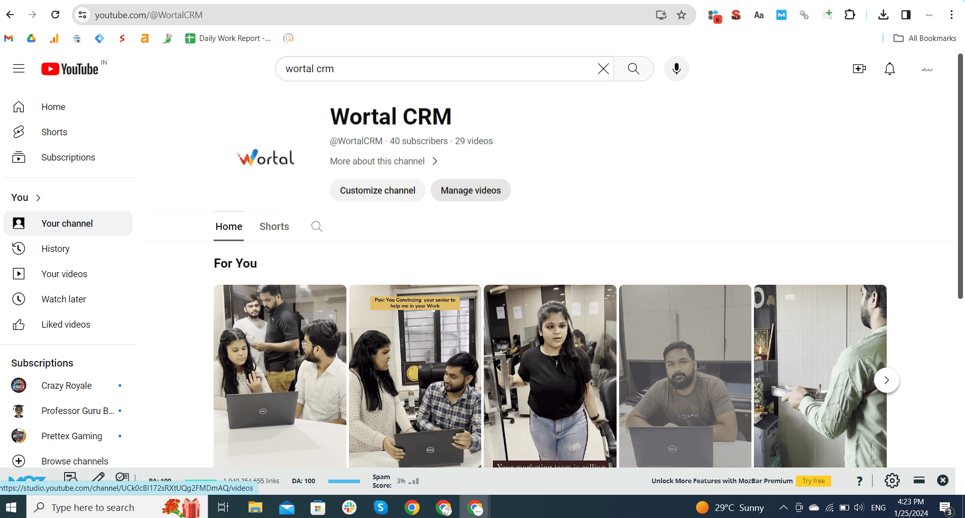Wortal CRM Screenshot 1
